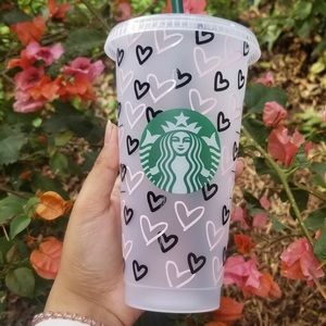 Hearts Starbucks cup